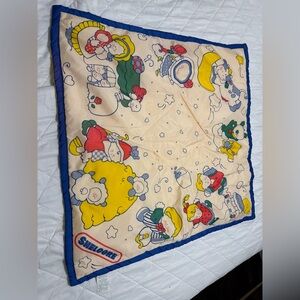 Vintage 1993 Shelcore Nursery Rhyme Nylon Small Blanket